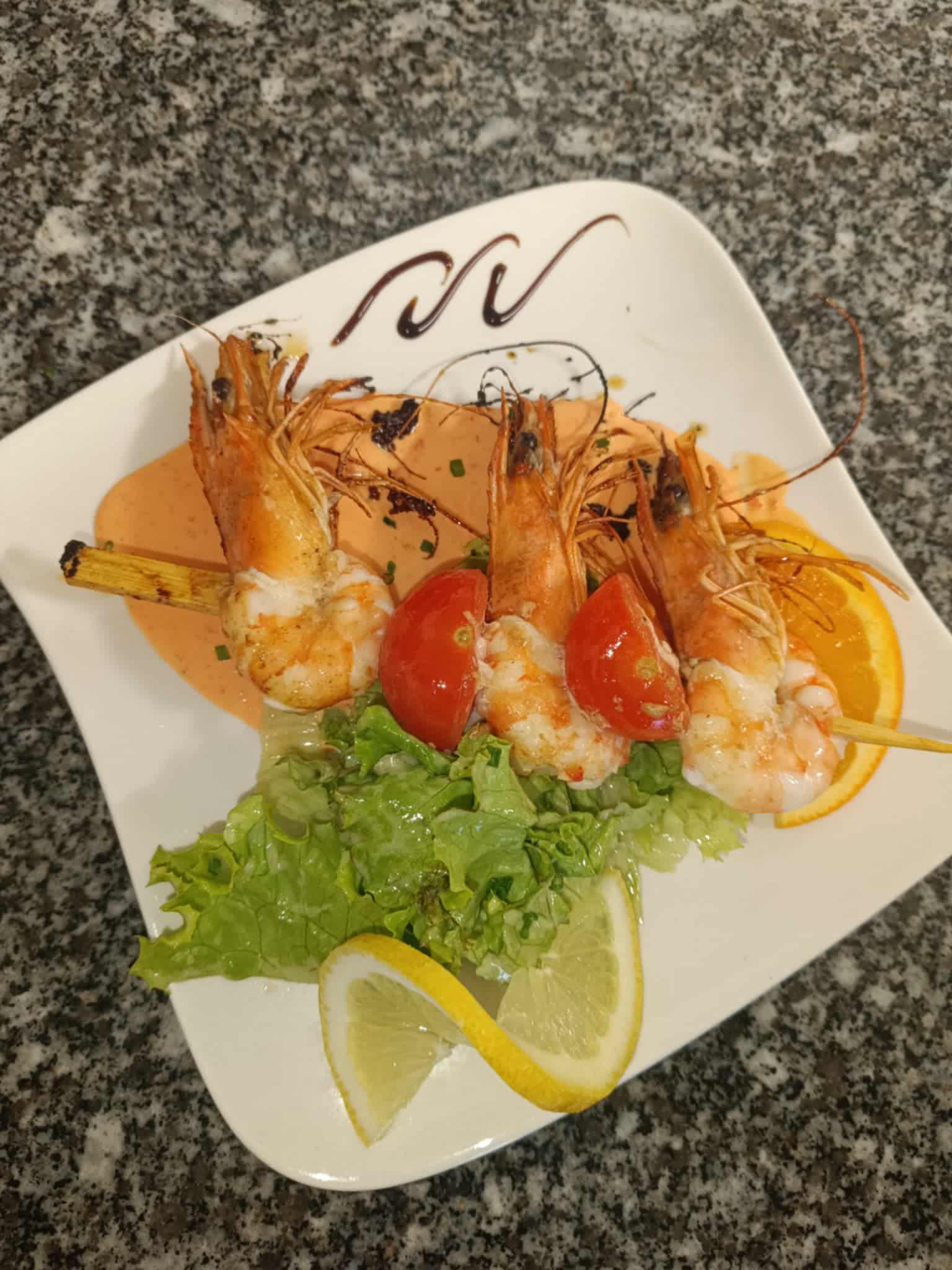 Gambas grillées
